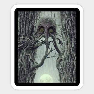 Oak Tree Face Sticker